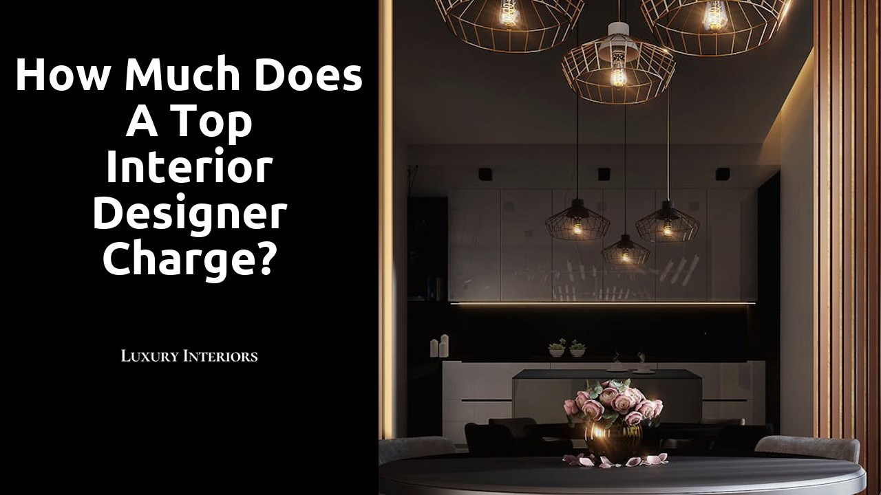 How much does a top interior designer charge?
