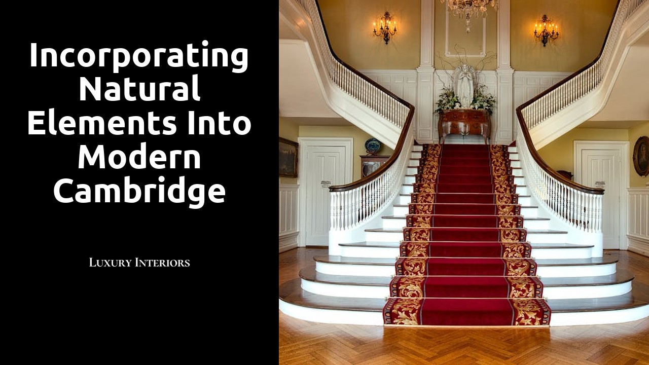 Incorporating Natural Elements into Modern Cambridge Interiors