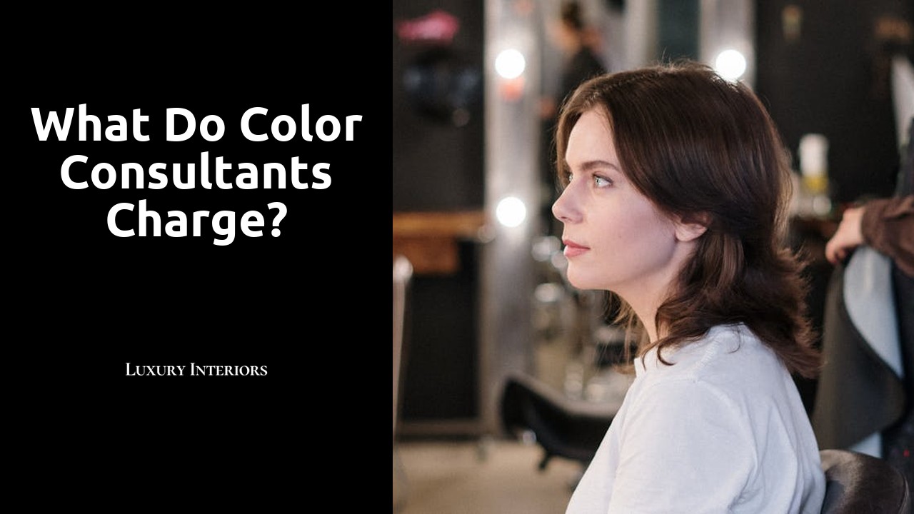What do color consultants charge?