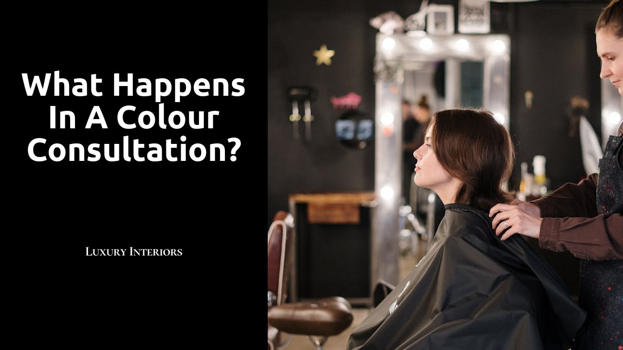 What happens in a colour consultation?