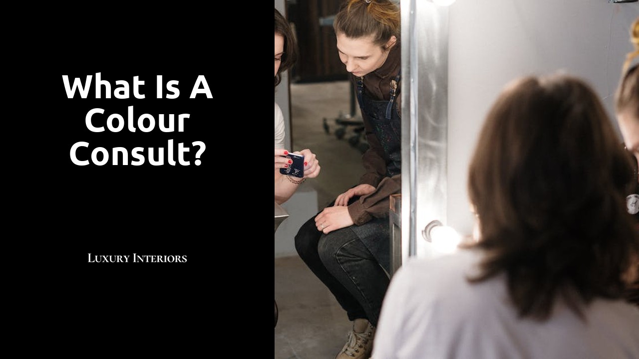 What is a colour consult?